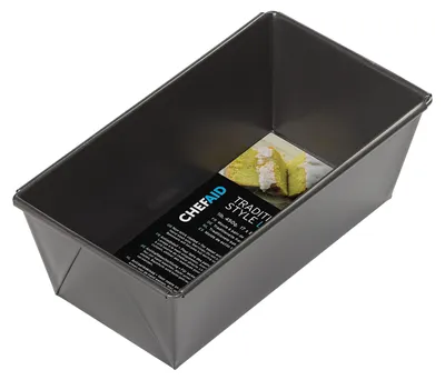 Productafbeelding van Broodvorm 900 g Rechthoekige Cakevorm van Koolstofstaal met Anti Aanbaklaag Zwart 21 x 11,5 x 7,5 cm