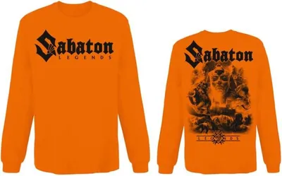 Produktbild von Sabaton Langarmshirt Herren Legends orange L