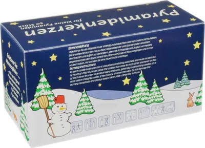 Produktbild von EWA Jeka - 3 Päckchen a 50 Pyramidenkerzen ( 150 Kerzen ) - ROT - PK 50/500