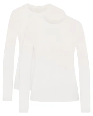 Produktbild von Langarmshirt 2er-Pack Henderson Viskose Rundhals in Weiß XL