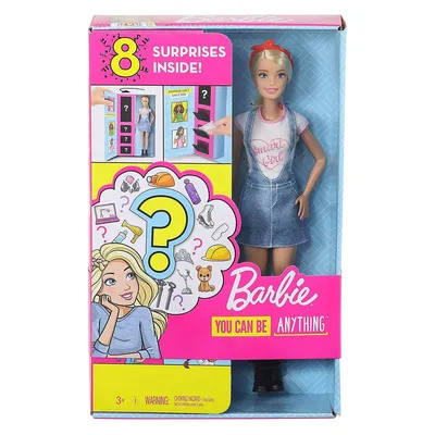 Productafbeelding van Barbie carrièrepoppen (blond), met verrassende outfits en accessoires