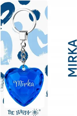 Zdjęcie produktu dla Brelok Serce Mirka - Be-Happy Gifts