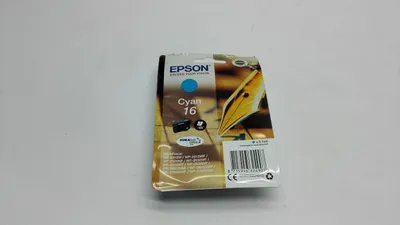 Produktbild von Epson Pen and crossword Singlepack Cyan 16 DURABrite Ultra Ink, Standardertrag, Cyan, 3,1 ml, 1 Stück(e), 165 Seiten