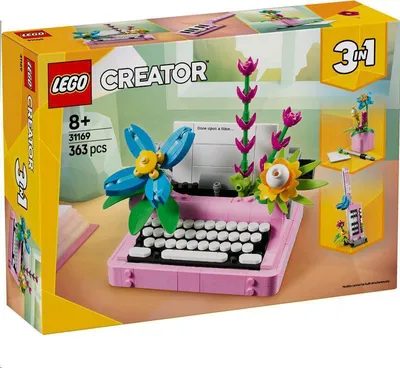 Obrázok produktu pre LEGO Creator Písací stroj s kvetmi, Stavebnica, 8 rok / roky, Plast, 363 kusov, 523 g