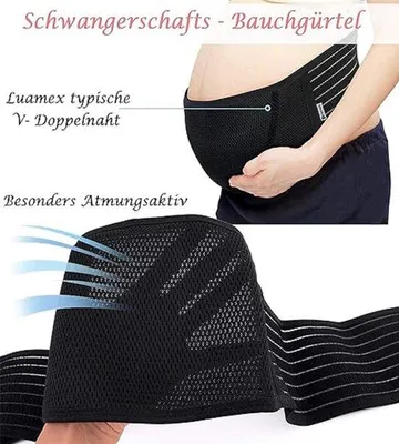 Produktbild von Famanu Schwangerschaftsbauchband Leicht und Atmungsaktiv - Einheitsgröße