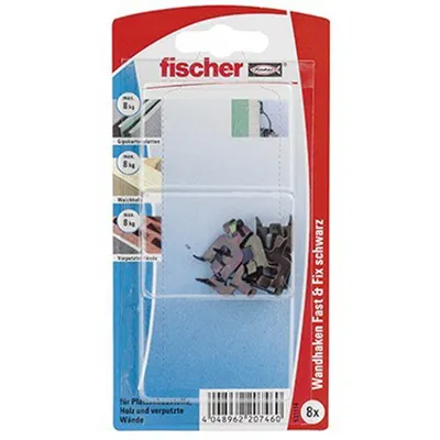 Produktbild von Fischer Fast&Fix schwarz K (8), 531114