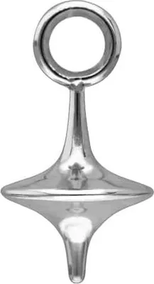 Produktbild von Chirurgenstahl Anhänger für Clicker KREISEL