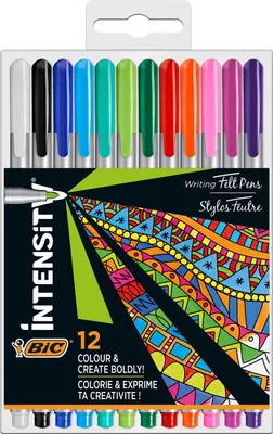 Image de BIC Intensity Fineliners Pastel, 12st.
