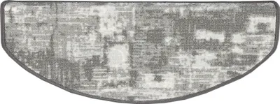 Produktbild von Trend Schlinge Stufenmatte Einfarbig (halbrund), Größe / Ausführung / Menge:24x65 cm (halbrund) 1 Stck., Farbe:Hellgrau Trend