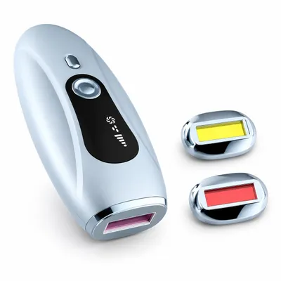 Produktbild von IPL Epiliergerät mit Eis-Kühlfunktion, dauerhafte Haarentfernung ohne Schmerzen, USB-Aufladung, EU-Stecker, für Gesicht und Körper