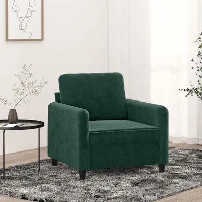 Produktbild von Dunkelgrüner Sessel mit 60 cm Sitzbreite