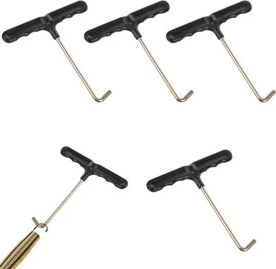 Produktbild von Trampolinsicherheits-Set aus 4 Teilen für ein sicheres Sprungsystem - Metall - Handwerkzeug - Trampolinvorschlag für Trampolinvorhänge