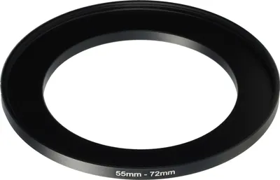 Produktbild von vhbw Step-Up-Ring Adapter 55mm - 72mm für Kamera Objektiv - Filteradapter, Metall Schwarz