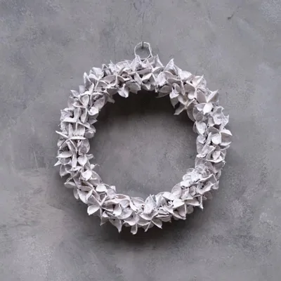 Produktbild von Kranz Baumwolle Pod - white: D 30cm
