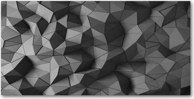 Produktbild von Tulup® Leinwandbild -100x50 cm - Wandkunst - Drucke auf Leinwand - Leinwanddruck  - Kunst: modern & klassisch - Grau - Abstraktes 3D