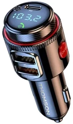 Produktbild von FM-Transmitter bt - THOMSON - 12/24 V - 48 W - QC 3.0 - Blaue LED