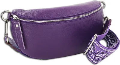 Immagine prodotto di Toscanto borsa in pelle con cintura viola/viola OTTM808GV