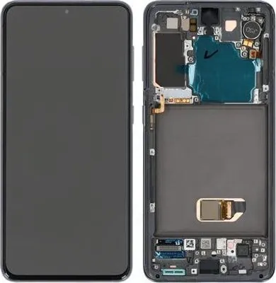 Productafbeelding van LCD-scherm voor de Samsung Galaxy S21 5G, inclusief de frontcamera - grijs