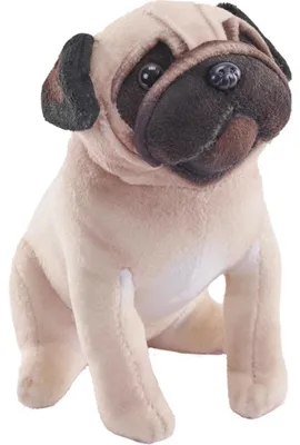 Produktbild von Plüsch Mops Hund mit Sound - 18 cm