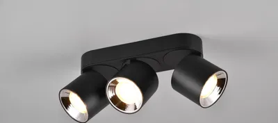 Produktbild von Trio Guayana Deckenleuchte GU10 3-fach Schwarz Matt