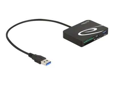 Immagine prodotto di Lettore di schede DELOCK per XQD/SD/Micro SD + porta USB Tipo-A