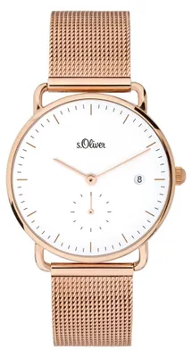 Produktbild von s.Oliver Damen Uhr Armbanduhr Edelstahl SO-3715-MQ