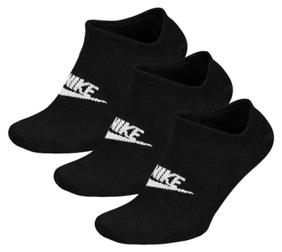 Image de Nike - Chaussettes « Everyday Essential » pour hommes/femmes unies (lot de 3) PP4879 (47 EU - 50 EU) (noir)
