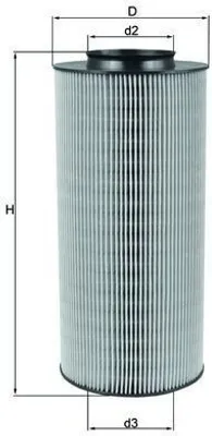 Produktbild von MAHLE LX 918 Luftfilter für VW POLO (9N)