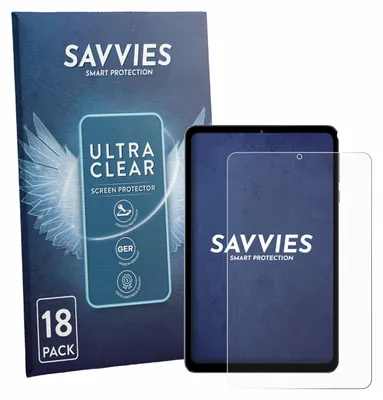 Produktbild von 18x Für Headwolf FPad 6 Schutzfolie Savvies Displayschutz Display Schutz Folie Klar Transparent