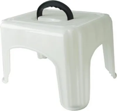 Zdjęcie produktu dla taboret 37,5x29,5x24,5cm, nośność 150kg PH BIAŁY