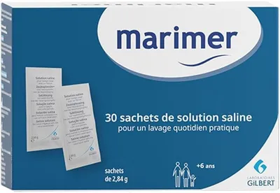 Zdjęcie produktu dla Irygacja nosa roztwór saszetki 30 sztuk, zatkany nos, do higieny nosa