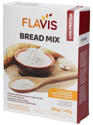 Immagine prodotto di Flavis Bread Mix Preparato Per Pane E Impasti Lievitati Aproteici 500 G