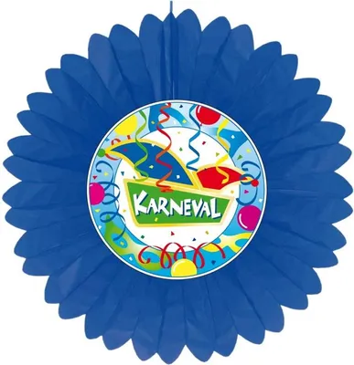 Produktbild von Dekofächer Karneval - Karneval 60 cm