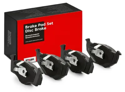 Produktbild von STARK SKVW-1015 Bremsbeläge Satz Vorne für VW POLO (9N) Lupo (6X1, 6E1) Fox Schrägheck (5Z1, 5Z3, 5Z4) für SKODA Fabia II Schrägheck (542)