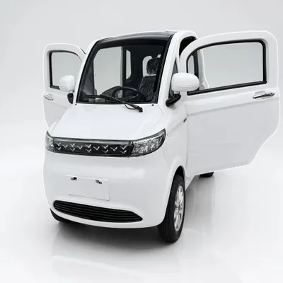 Produktbild von Elektromobil Elektroauto K5 geschlossene Kabine Straßenzulassung 45km/h 2kW Türen Fenster Heizung Klimaanlage 2+1 Sitze