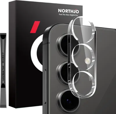 Produktbild von Samsung Galaxy S25 Plus Kamera Objektivschutz - NORTHJO 9H Panzerglas - Transparent