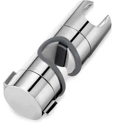 Imagen del producto de Soporte para alcachofa de ducha - Universal - Ajustable - 24 mm - Cromado - Sin taladrar
