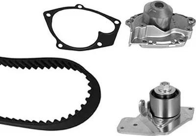 Produktbild von METELLI 30-0822-2 Zahnriemensatz + Wasserpumpe für RENAULT LAGUNA II Grandtour (KG0/1) LAGUNA II (BG0/1)