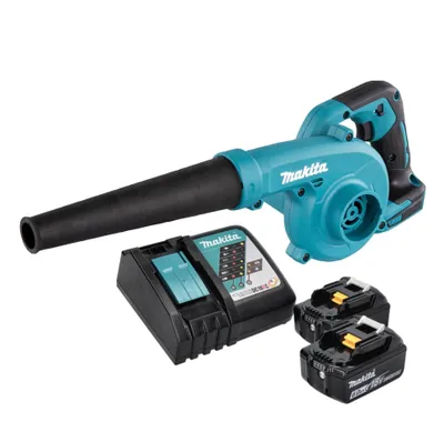 Produktbild von Makita DUB 185 RG Akku Laubbläser Gebläse 18 V + 2x Akku 6,0 Ah + Ladegerät