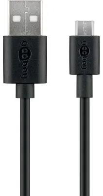 Obrázok produktu pre Goobay 46800, 1 m, USB A, USB B, USB 2.0, 0,48 Gbit/s, Čierna