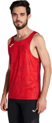 Image de T-shirt sans manches Joma Elite Ix Rouge S Homme Rouge S