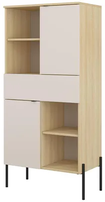 Produktbild von Kommode DORE 42 Lindberg Eiche / Kaschmir