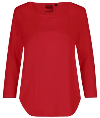 Produktbild von Neutral - T-Shirt für Damen 3/4 Ärmel LT3854 (XL) (Rot)