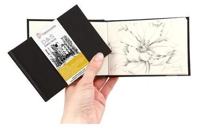 Produktbild von Hahnemühle Skizzenbuch D&S - A6, 140 g/qm, 62 Blatt