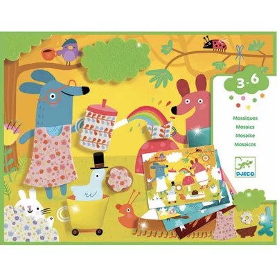 Produktbild von DJECO Mosaik-Picknick mit Tieren