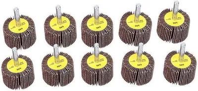 Produktbild von 80-Griffel-Schleifflach Flachschleifpapier mit 6 mm Schacht für Schleifen und Polieren