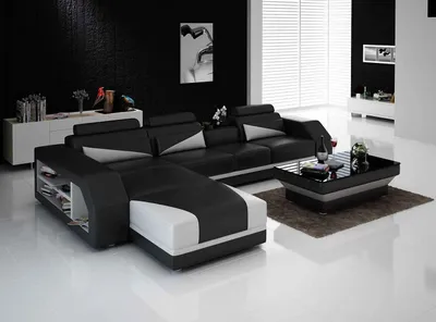 Produktbild von Wohnlandschaft Ecksofa L-Form Mit Sessel Set Modern