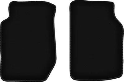 Produktbild von Wielganizator Velours-Autoteppiche vorne – passend für Kia Sportage I (SUV, Bj. 1995-2004) –  schwarz, passgenau, mit Befestigungen set 2 Stk.