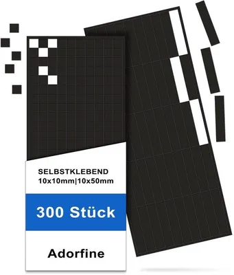 Produktbild von Starke Klebemagnete Mini für Whiteboard, Kühlschrank, 300 Stück, Selbstklebend