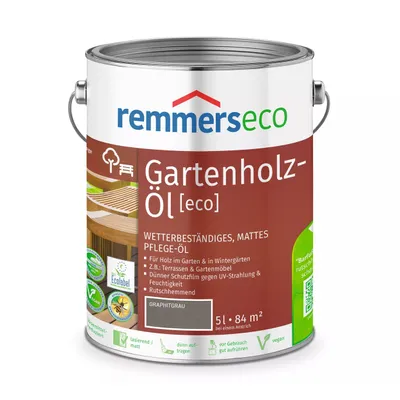 Produktbild von Remmers Patina-Öl [eco] graphitgrau 5 l, Holzöl grau